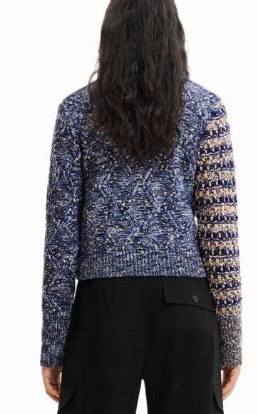 Load image into Gallery viewer, Desigual Womens Hybrid Chunky Knit Pullover
