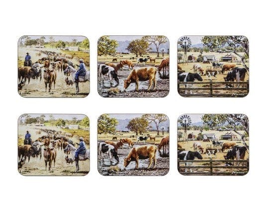 Load image into Gallery viewer, Ashdene Grazing Paddocks Coasters - Set of 6
