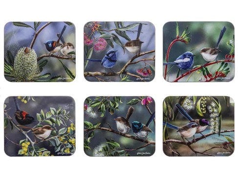 Ashdene Australian Wren Coaster - Set of 6