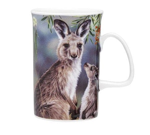 Ashdene Fauna of Aus Kangaroo & Joey Can Mug
