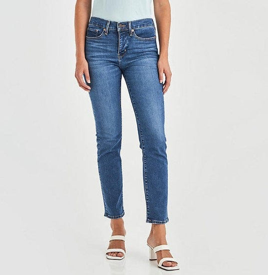 Levis Womens 312 Shaping Slim Jeans - Blue Wave Mid