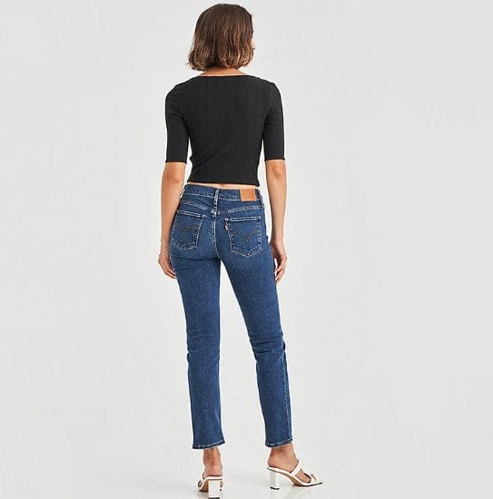 Load image into Gallery viewer, Levis Womens 314 Shaping Straight Jeans - Blue Wave Dark
