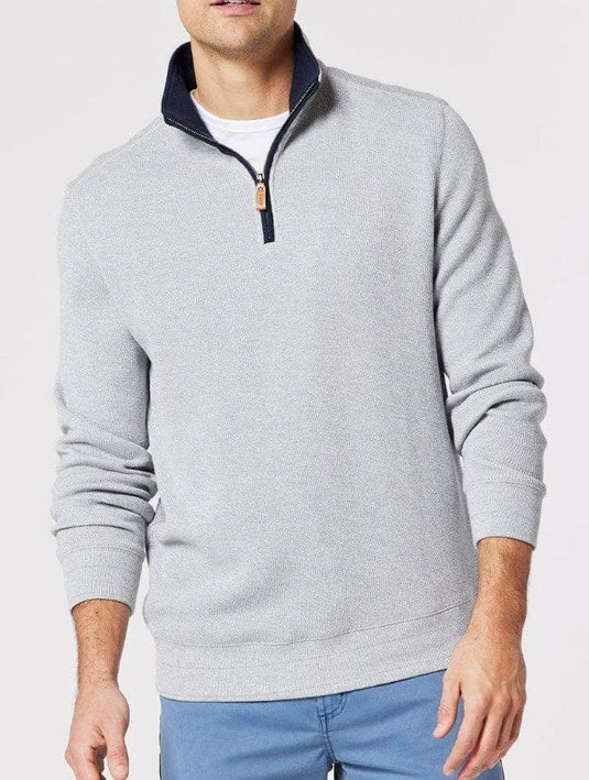 Blazer Mens Heather Half Zip Sweat