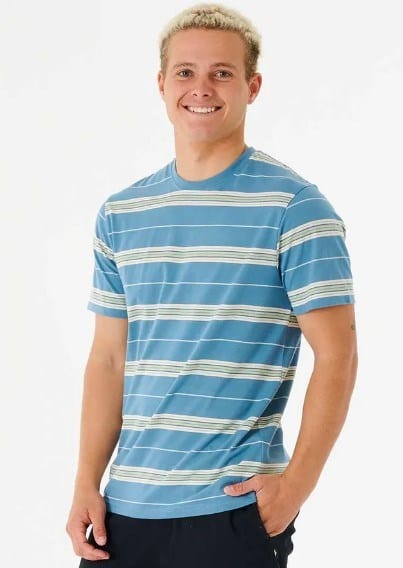 Load image into Gallery viewer, Rip Curl Mens Surf Revival Stripe Tee
