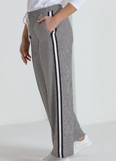 Marco Polo Womens Full Length Contrast Stripe Pant