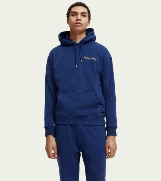 Scotch & Soda Unisex Hoodie In Organic Cotton