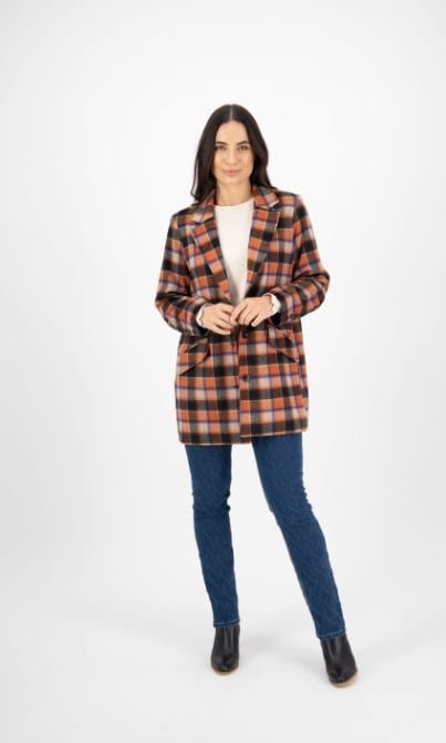 Load image into Gallery viewer, Vassalli Womens Mid Length Coat With Lining
