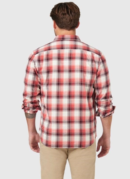 Load image into Gallery viewer, Blazer Mens Flynn Long Sleeve Brushed Check Shirt
