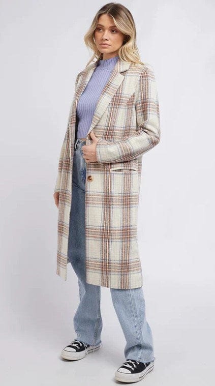 Load image into Gallery viewer, Allabouteve Womens Pillipa Check Coat
