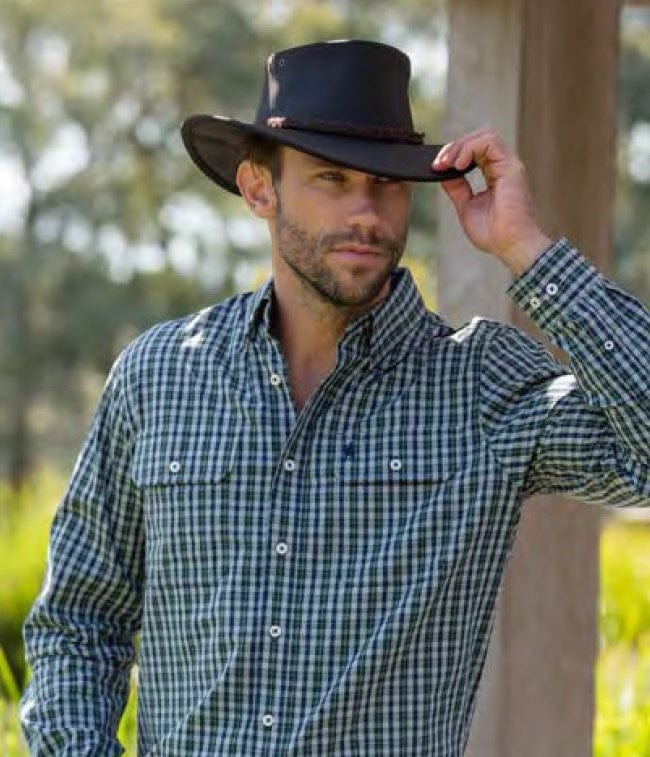 Load image into Gallery viewer, Thomas Cook Mens Buchanan Leather Hat
