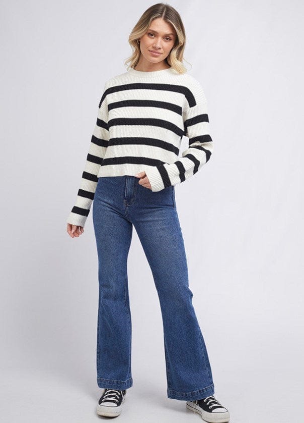 Allabouteve Womens Betty Stripe Knit – Hannas