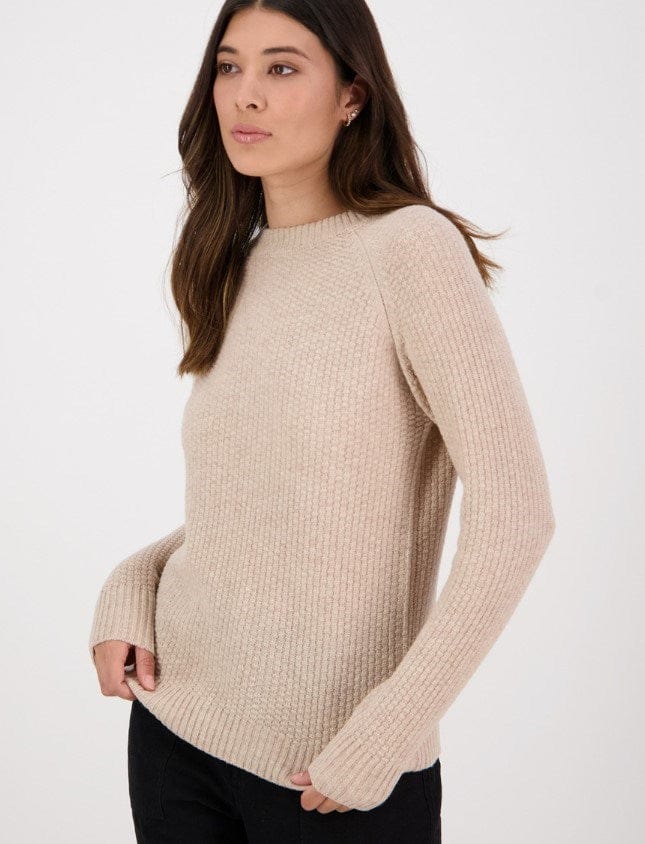 Load image into Gallery viewer, Swanndri Womens Hayes Park Waffle Knit Crew
