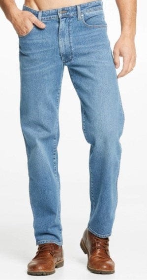 Load image into Gallery viewer, Wrangler Mens Slim Straight Jean Washed Stone
