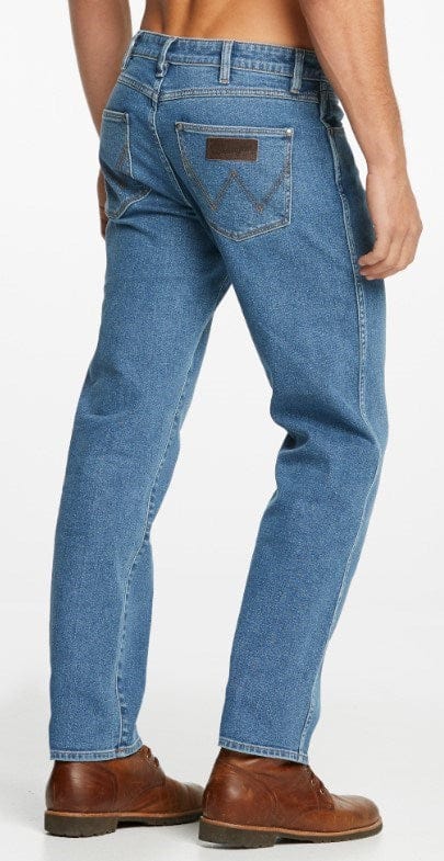 Load image into Gallery viewer, Wrangler Mens Slim Straight Jean Washed Stone
