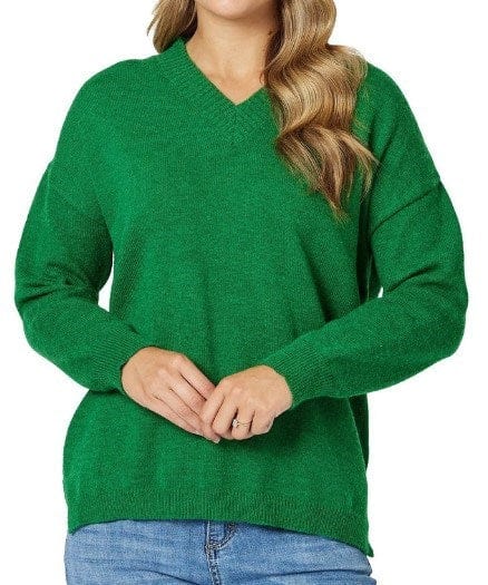 Load image into Gallery viewer, Threadz Womens T Valerie V Neck Knit Jumper
