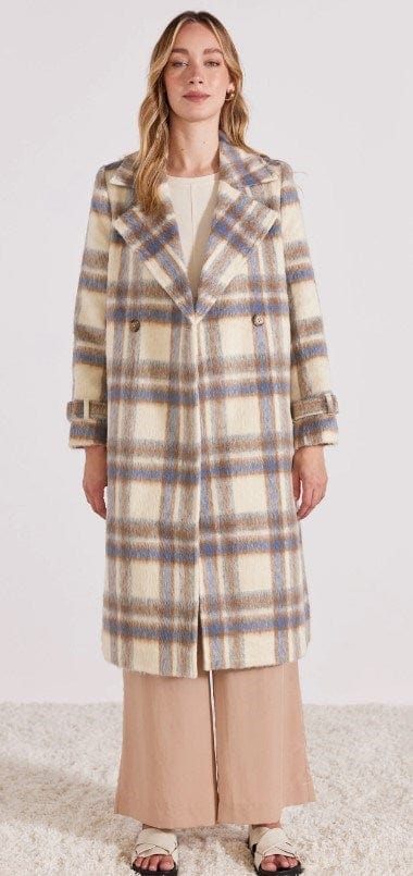 Load image into Gallery viewer, Staple The Label Womens Keaton Check Coat

