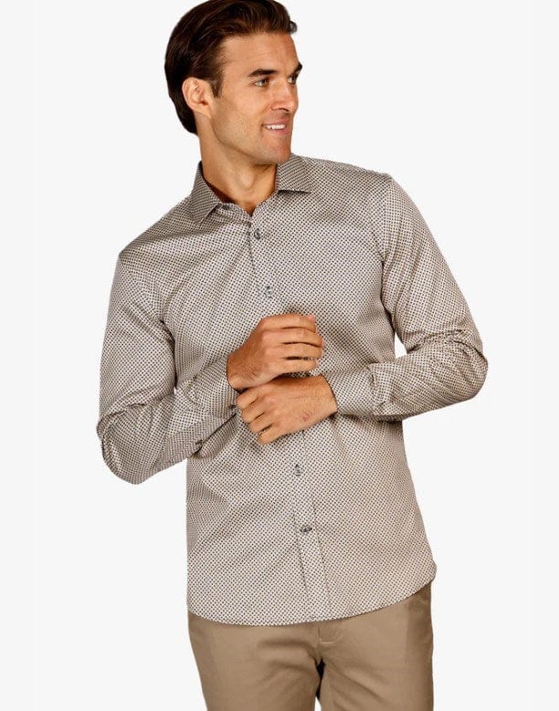 Load image into Gallery viewer, Brooksfield Mens Premium Print Shirt
