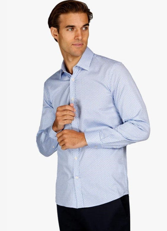 Brooksfield Mens Premium Print Shirt