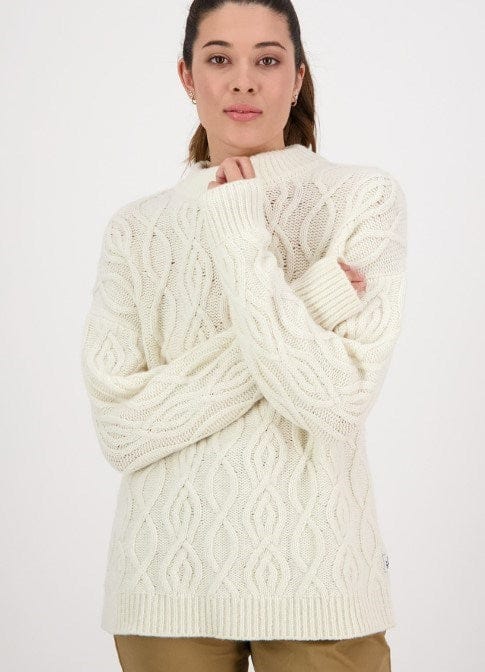 Load image into Gallery viewer, Swanndri Womens Pendeen Cable Neck Crew
