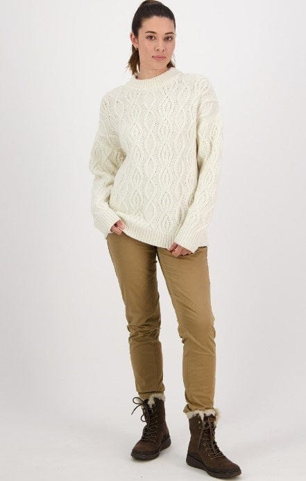 Load image into Gallery viewer, Swanndri Womens Pendeen Cable Neck Crew
