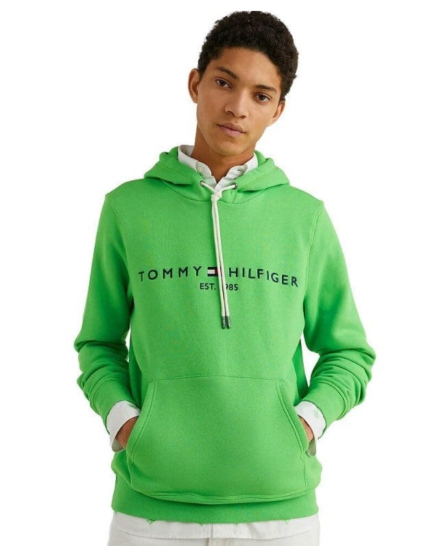 Load image into Gallery viewer, Tommy Hilfiger Logo Hoody Shocking
