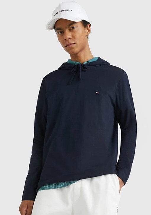 Load image into Gallery viewer, Tommy Hilfiger Mens Hoodwd Long Sleeve T-Shirt
