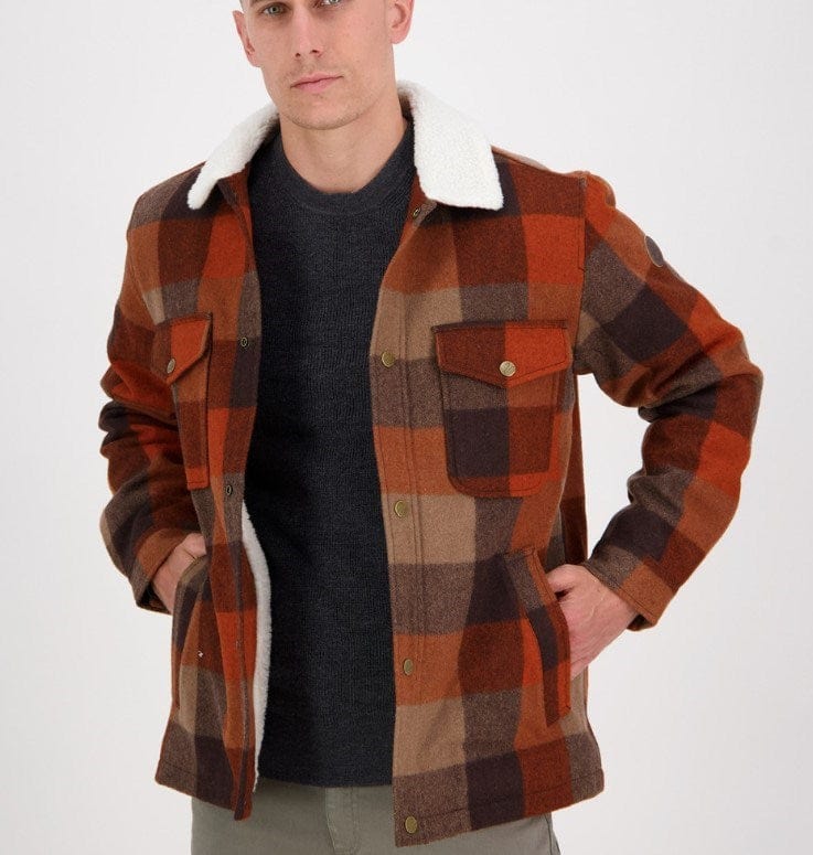 Load image into Gallery viewer, Swanndri Men&#39;s Kaituna Sherpa Lined Jacket
