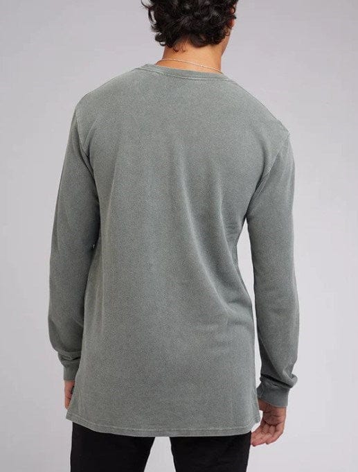 Silent Theory Mens Pique Long Sleeve T-Shirt