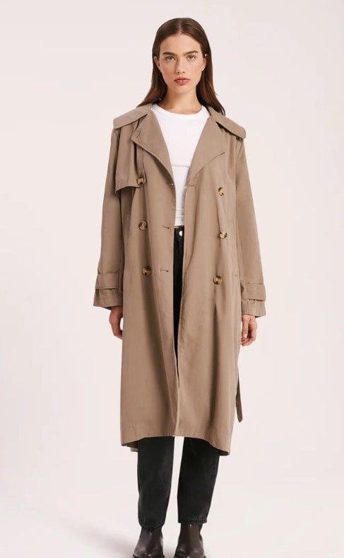Load image into Gallery viewer, Nude Lucy Womens Odyssey Trench Coat
