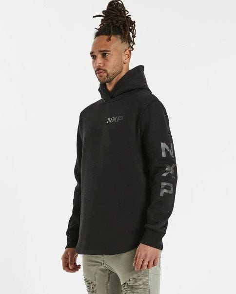 Load image into Gallery viewer, Nena &amp; Pasadena Mens Parallel Hooded Dual Curved Jumper
