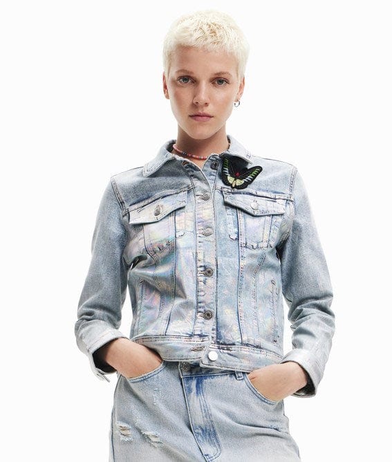 Load image into Gallery viewer, Desigual Womens Trucker Jacket
