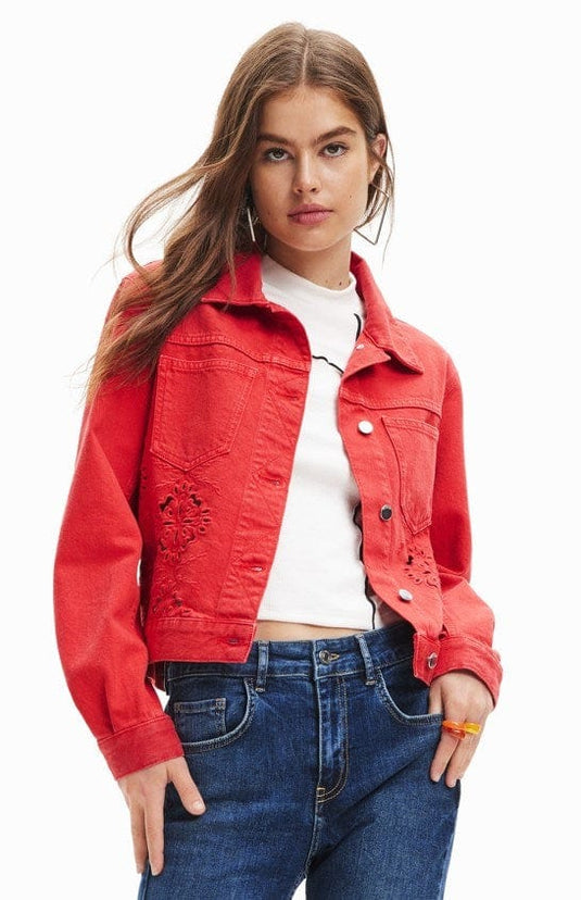 Desigual Womens Red Jacket