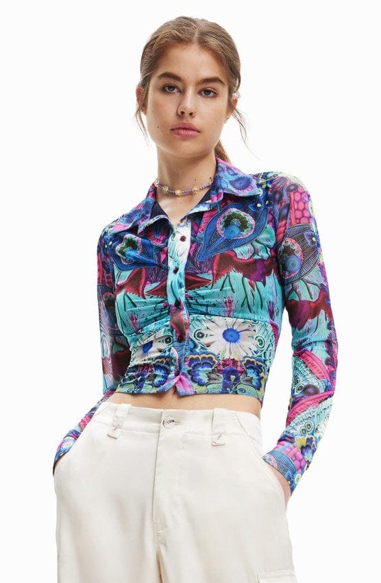 Load image into Gallery viewer, Desigual Womens T-Shirt Long Sleeve
