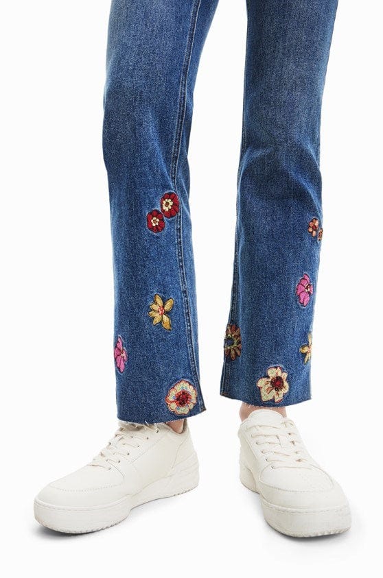 Load image into Gallery viewer, Desigual Womens Denim Long Trouser
