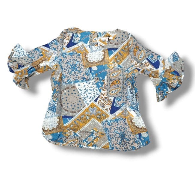 Load image into Gallery viewer, Corfu Womens Soft Print Top
