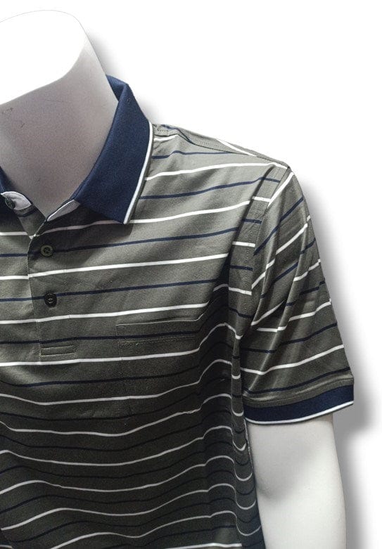 Load image into Gallery viewer, Bridgeport Mens Double Mercerized Polo (M-3XL)

