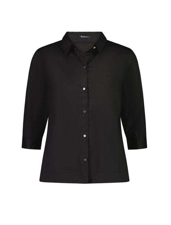 Load image into Gallery viewer, Vassalli Womens Elbow Length Sleene Shirt With Fancy Buttons
