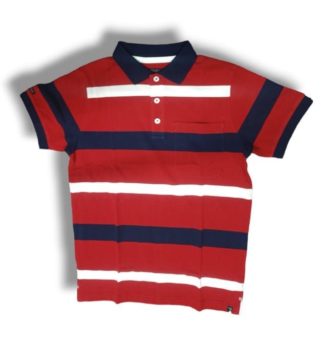 Load image into Gallery viewer, Pilbara Mens Y/D Striped Pocket Polo
