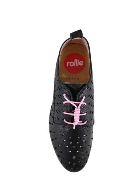 Load image into Gallery viewer, Rollie Womens Derby Lazer Black
