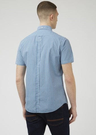 Load image into Gallery viewer, Ben Sherman Mens Short Sleeve Signatire Gingha
