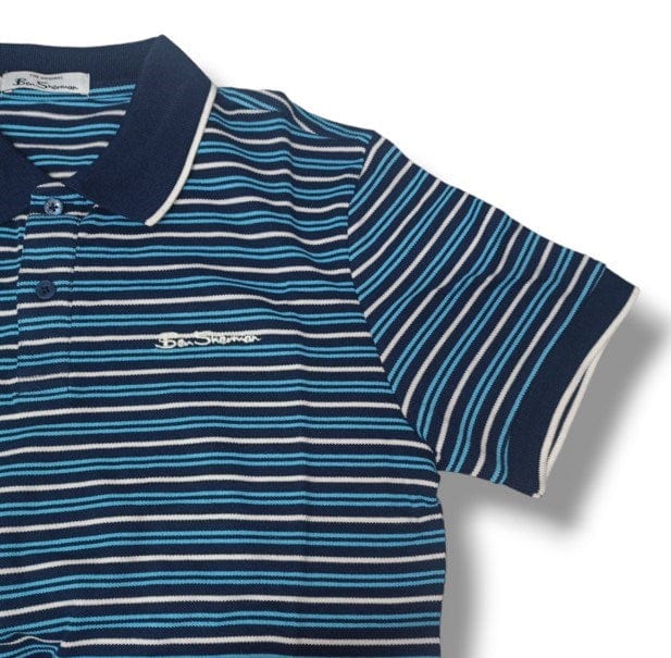 Load image into Gallery viewer, Ben Sherman Mens Stripe Polo
