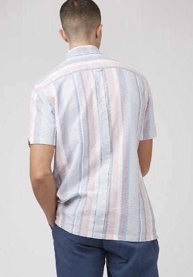 Load image into Gallery viewer, Ben Sherman Mens Short Sleeve Multicolour Shirt

