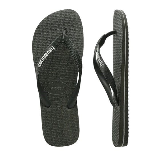 Havaianas Mens Rubber Logo Thongs