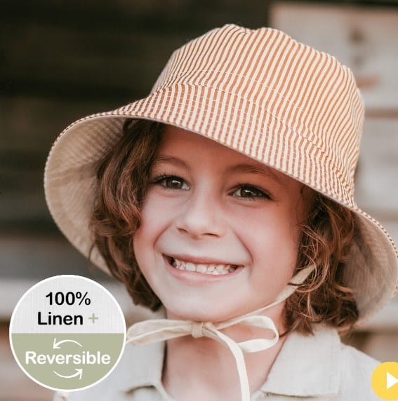 Load image into Gallery viewer, Bedhead Girls Explorer Classic Bucket Sun Hat
