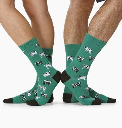 Load image into Gallery viewer, Bamboozld Mens Holy Cow Bamboo Socks
