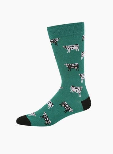 Load image into Gallery viewer, Bamboozld Mens Holy Cow Bamboo Socks
