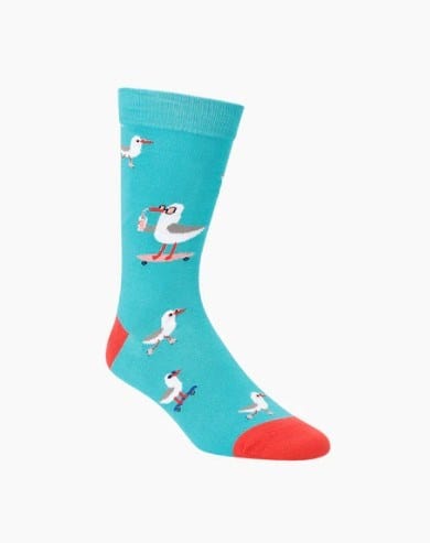 Load image into Gallery viewer, Bamboozld Mens Deaside Seagull Bamboo Sock
