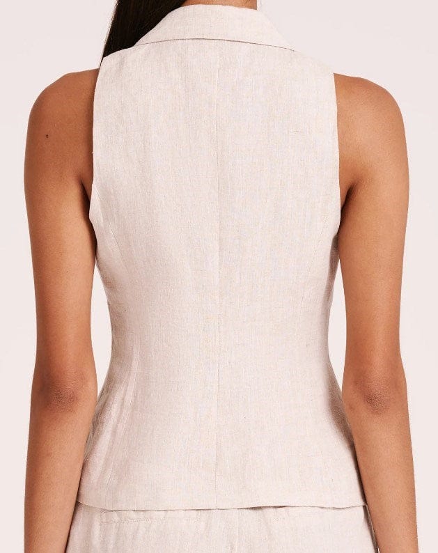 Load image into Gallery viewer, Nude Lucy Womens Thilda Linen Vest
