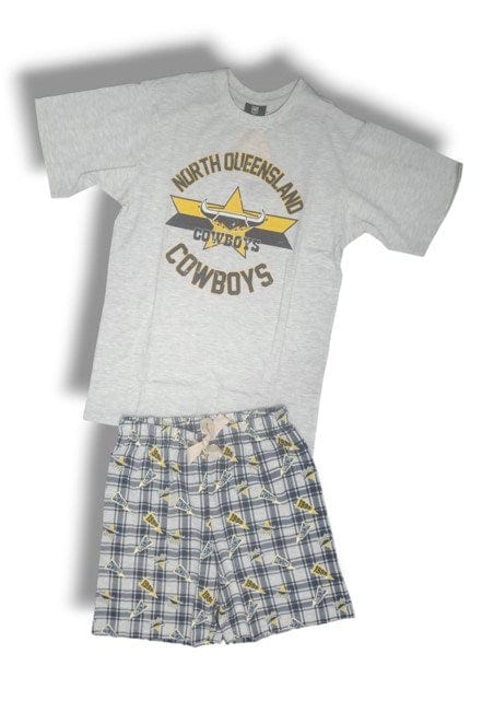 NRL Mens North Queensland Cowboys Check Pyjamas