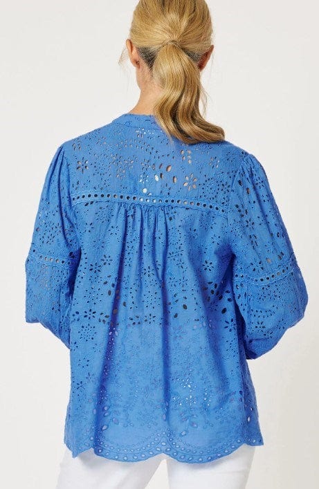 Load image into Gallery viewer, Gordon Smith Womens Limani Broderie Cotton Shirt
